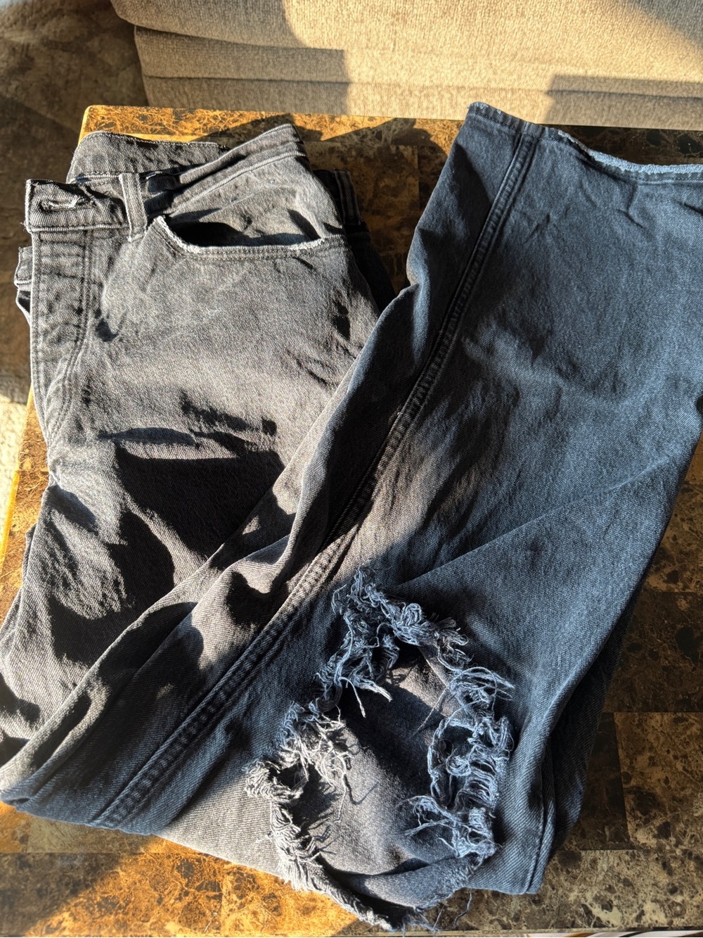Abercrombie & Fitch Baggy Low Rise Jeans